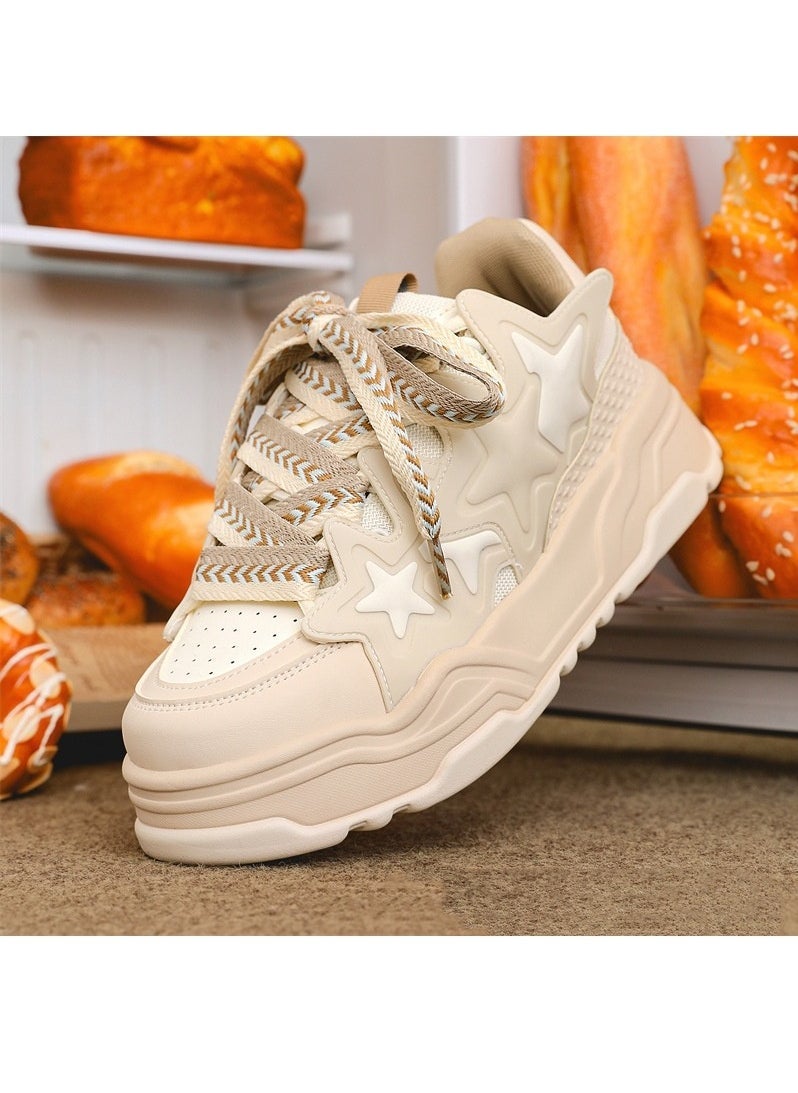 KUYING New Thick Sole Elevated Board Shoes  - Image 4