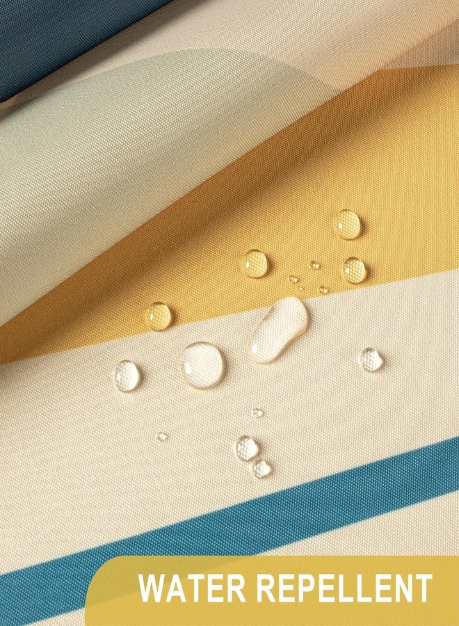 AmazerBath Shower Curtain, Washable Cloth Shower Curtain Sets with 12 Shower Curtain Hooks, Luxury Colorful Sunshine Yellow Waterproof Rustic Fabric Shower Curtains for Bathroom Decor, 72x72 Inches - Image 4