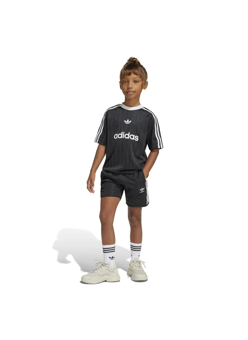 اديداس adidas FOOT. TEE SET Black Originals Kids SUITS