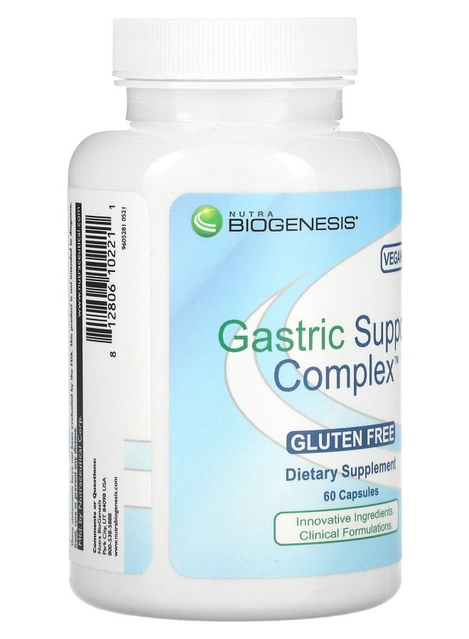 Nutra BioGenesis Gastric Support Complex 60 Capsules - Image 2