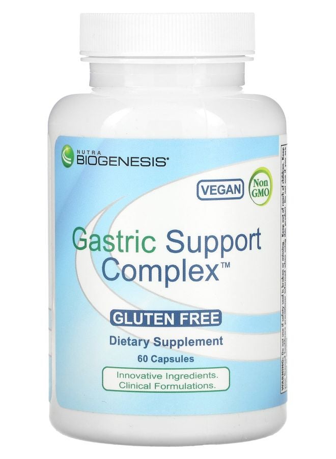 Nutra BioGenesis Gastric Support Complex 60 Capsules - Image 1