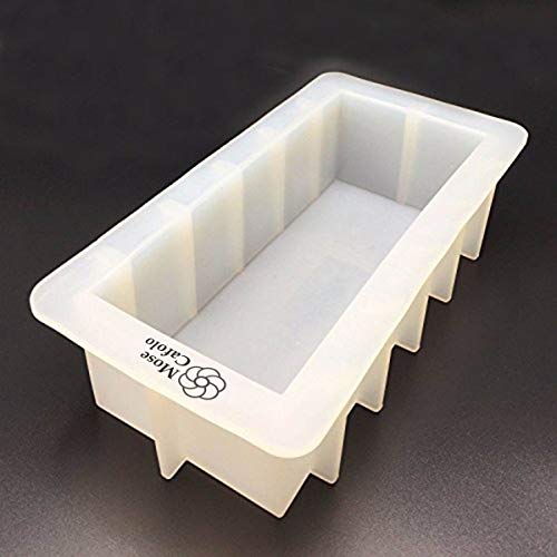 Mose CAFOLO Large Loaf Soap Mold Thick Lip Silicon Rectangular Mould 40oz DIY Handmade Swirl Making Tools - Image 4