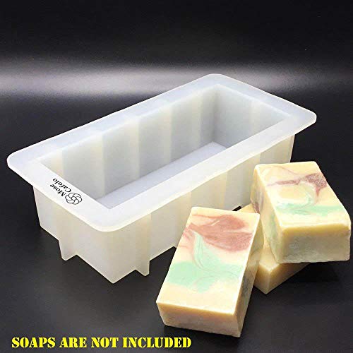 Mose CAFOLO Large Loaf Soap Mold Thick Lip Silicon Rectangular Mould 40oz DIY Handmade Swirl Making Tools - Image 5