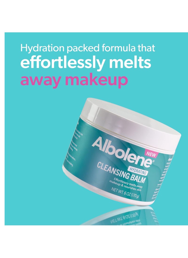 Albolene Albolene Cleansing Balm, Hydrating Makeup Remover and Face Wash with Shea Butter and Jojoba Oil, 6 fl oz, Packaging May Vary  - Image 3
