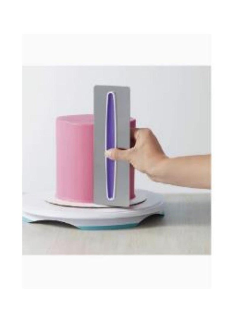 DUNISO Cake Scraper Decorating Comb Set,Stainless Steel Icing Smoother Comb Cake Edge Smoother Cream Scraper Cake Pastry Cutter for Kitchen Baking Mousse Butter Cream Cake Decoration - Image 3