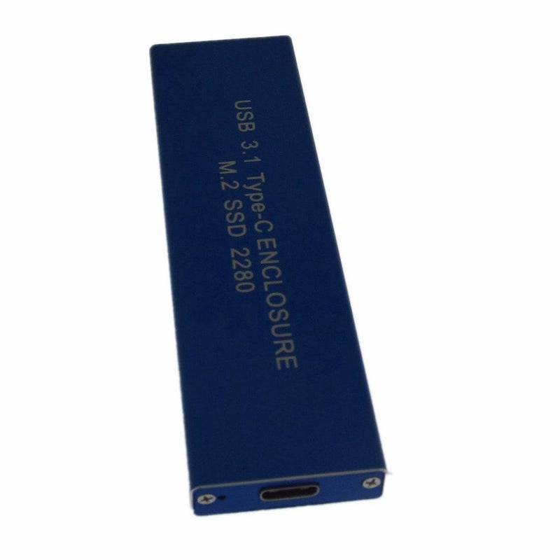 Newzoll Blue USB 3.1 Type-C USB-C to SATA NGFF M.2 B Key SSD 2230/2242/2260/2280 Adapter Card Enclosure - Image 5