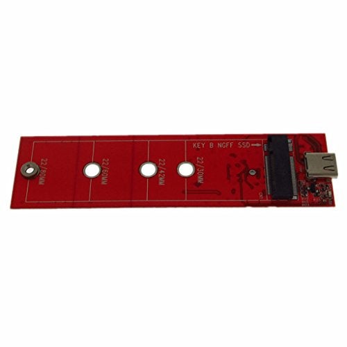 Newzoll Blue USB 3.1 Type-C USB-C to SATA NGFF M.2 B Key SSD 2230/2242/2260/2280 Adapter Card Enclosure - Image 4