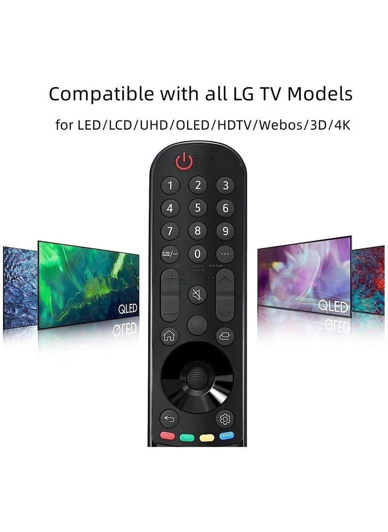 Anmi New Remote MR23GA Replacement for LG Magic Remote,2023 Universal Remote Control for LG Smart TVs (No Voice and No Air Mouse (Pointer) Function),LG TV Remote Compatible with All Models for LG TV - Image 2