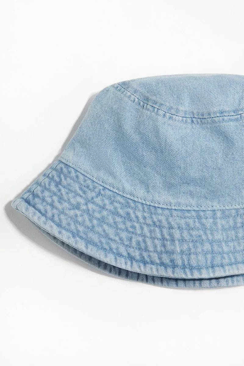 H&M Cotton denim bucket hat