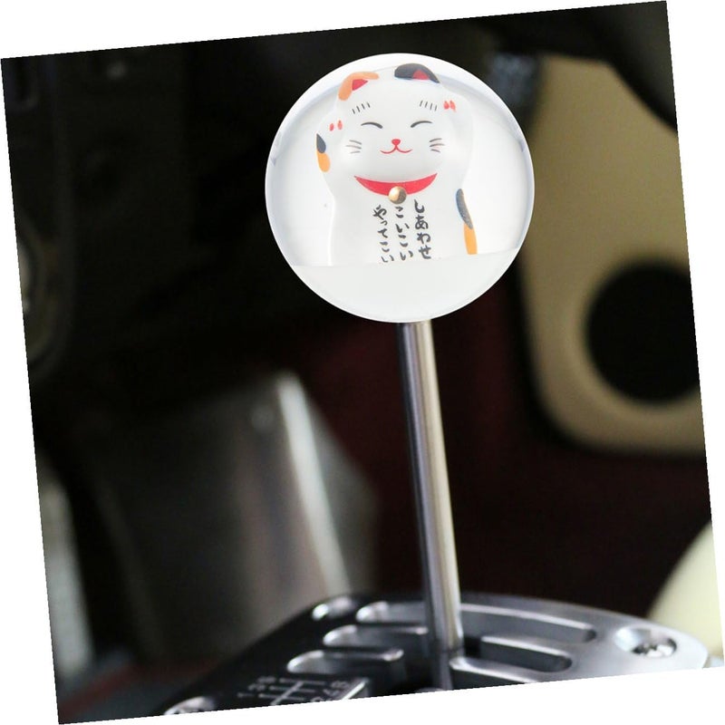 Car Gear Shift Knob Replacement Manual Stick Shifter Lever Handle Stylish Lucky Cat Design for Universal Manual Transmission Vehicles - Image 4