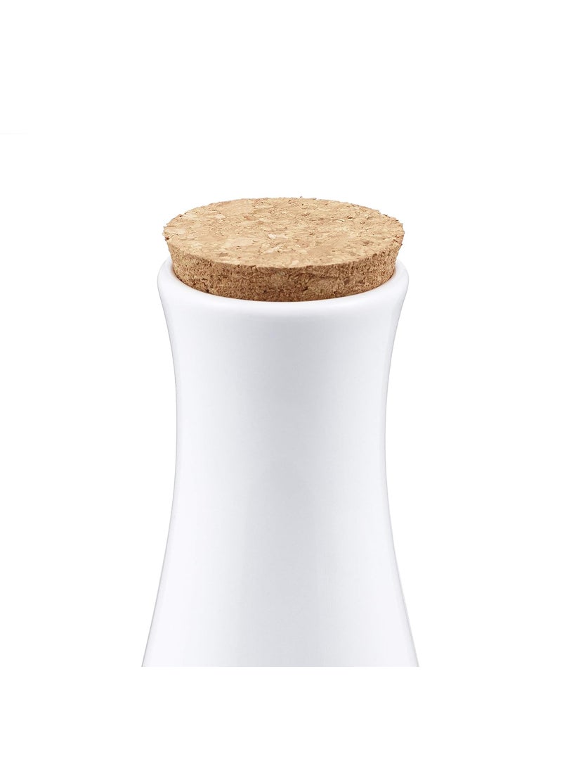 COLE & MASON - Cole & Mason Premium White Glazed Porcelain Oil & Vinegar Pourer for thinKitchen: 250ml, 2 Year Guarantee - Image 1