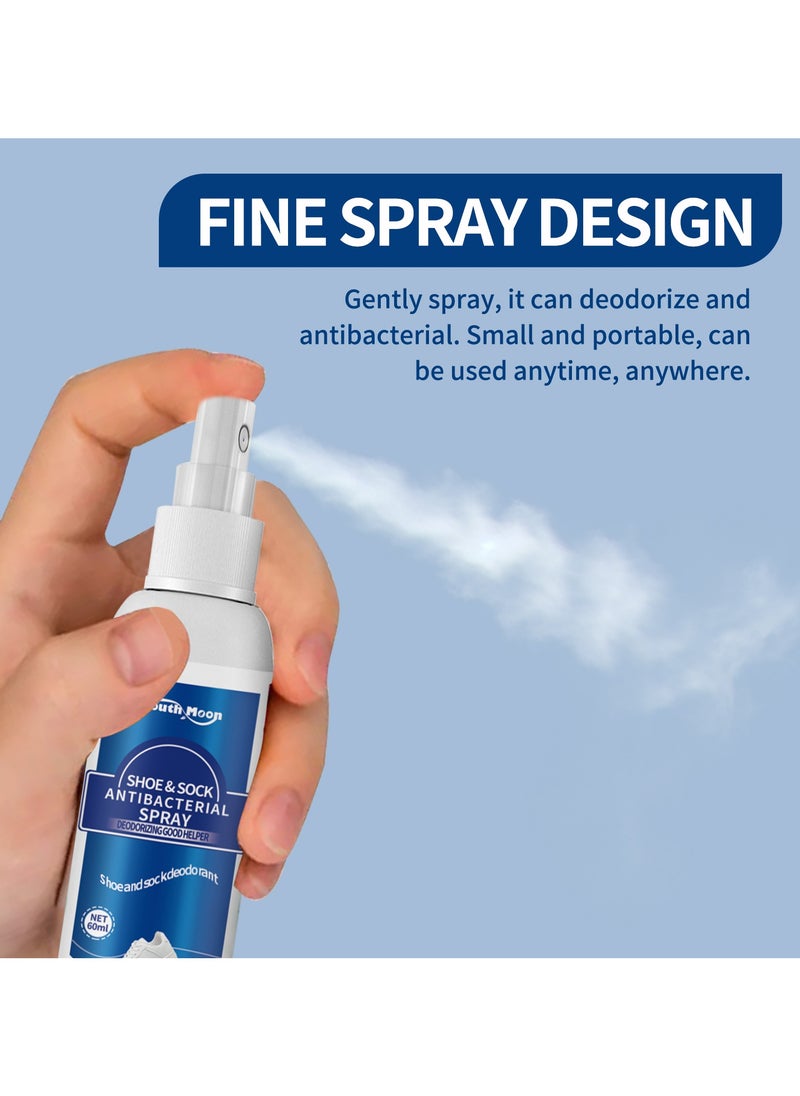 SOUTH MOON - Shoe & Sock Deodorizing Spray - Odor Neutralizer for Shoes, Socks, and Feet, Keeps Shoes Fresh and Dry - Image 1