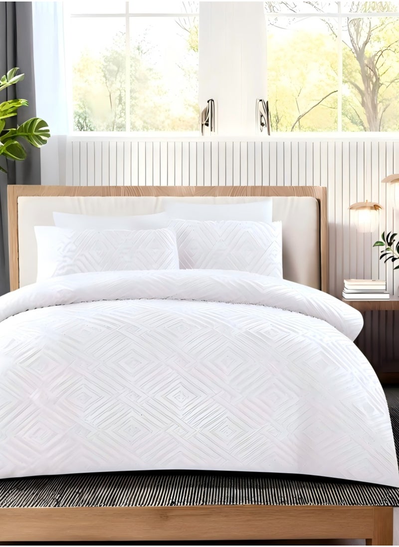 Generic Bedding set New model 3D cut-out duvet cover set , king size ,6pcs set with duvet cover 220*240cm and fit sheet and 4pcs pillowcases  - Image 1