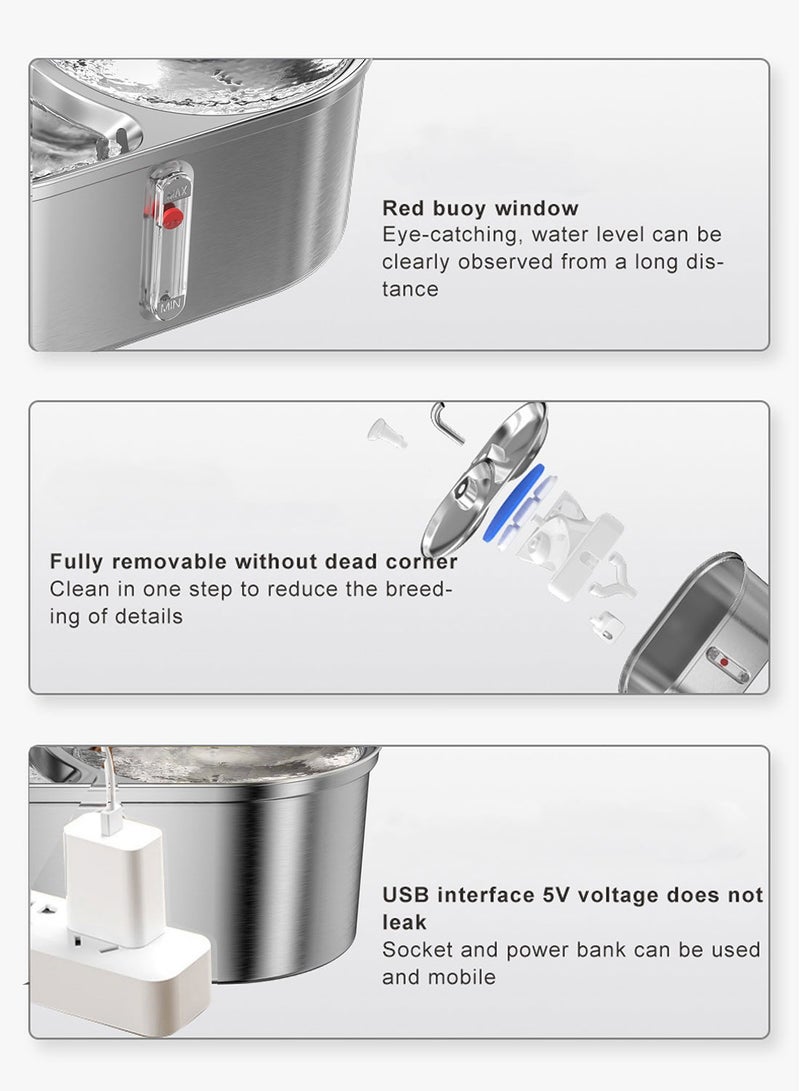 كيدل الأبحاث المتعلقة ب الفولاذ المقاوم للصدأ نافورة مزدوجة وعاء - Image 3