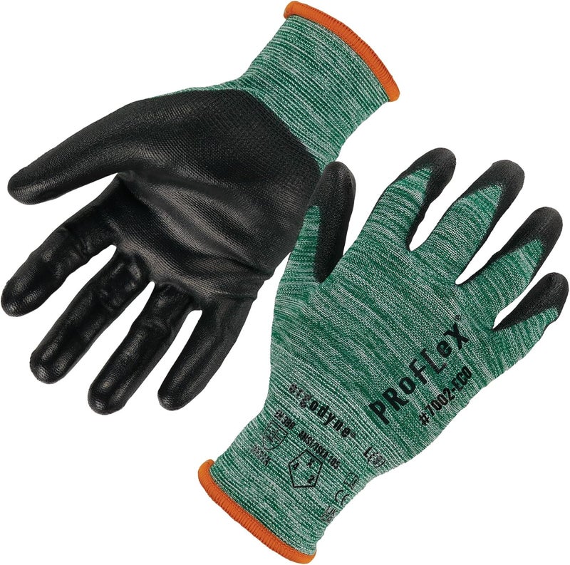 Ergodyne ProFlex 7002ECO Work Glove Recycled PU Coated Palms Gloves Post Consumer Materials 15 gauge - Image 1