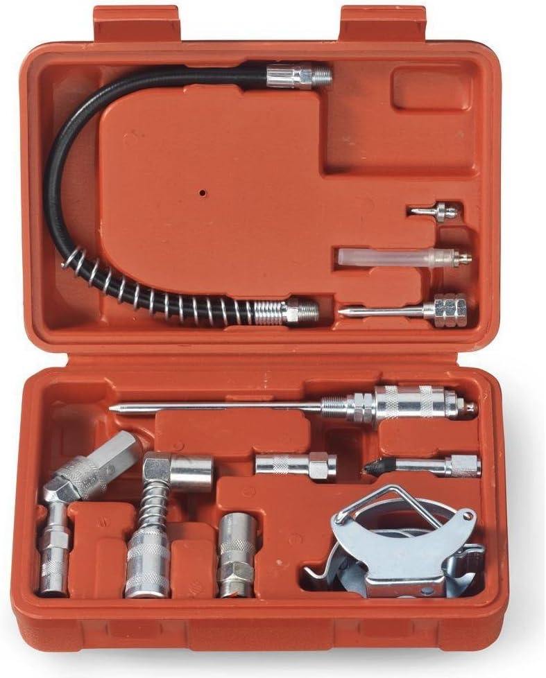 TOOLUXE 61077L Multi-Function Grease Gun and Lubrication Accessory Kit - Image 1