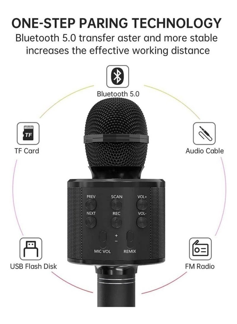 ELTRAZONE Bluetooth Microphone for kids Birthday Gift Toys for Age 3 4 5 6 7 8 9 10 Girls Boys Wireless Karaoke Mircrophone Little Kid Gifts Toy for Toddler Children - Image 2