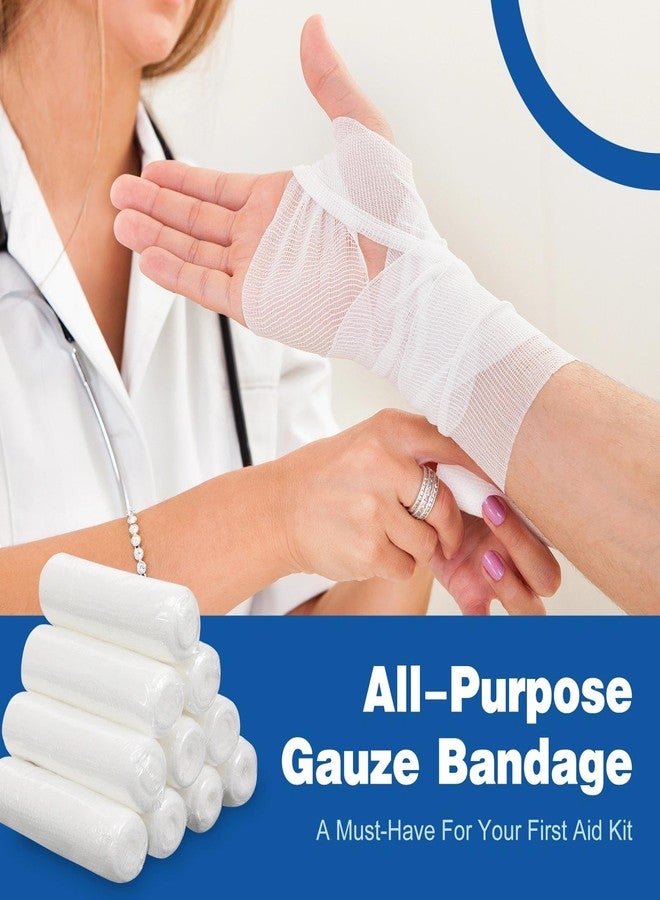 AZEN 200 Pack Gauze Rolls Bandages, 3 in x 4.1 Yards, First Aid Supplies & Premium Medical Supplies, Bandage Wrap Vet Wrap - Image 5