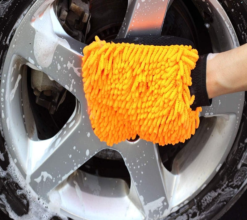 SCRUBIT Microfiber Car Wash Mitt - 2 Pack - Image 5