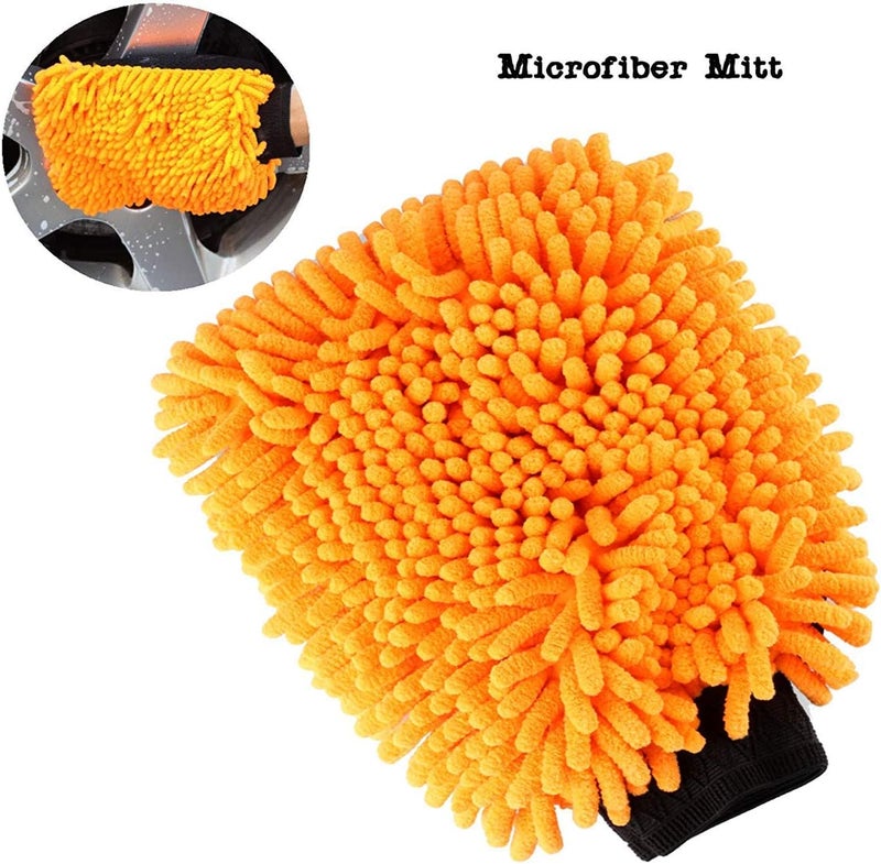 SCRUBIT Microfiber Car Wash Mitt - 2 Pack - Image 2