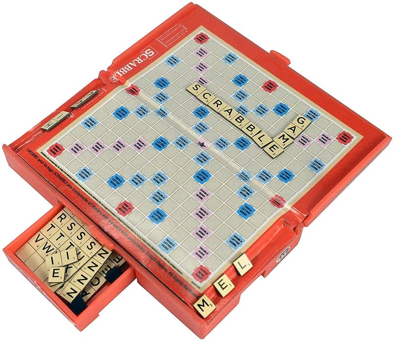 World's Smallest Worlds Smallest Scrabble Miniature Magnetic Board 98 Letters 5 Blank Tiles Portable Case Family Game Classic Scrabble Game Perfect for Stocking Stuffers Easter Gifts Party Favors Ages 8 - Image 4