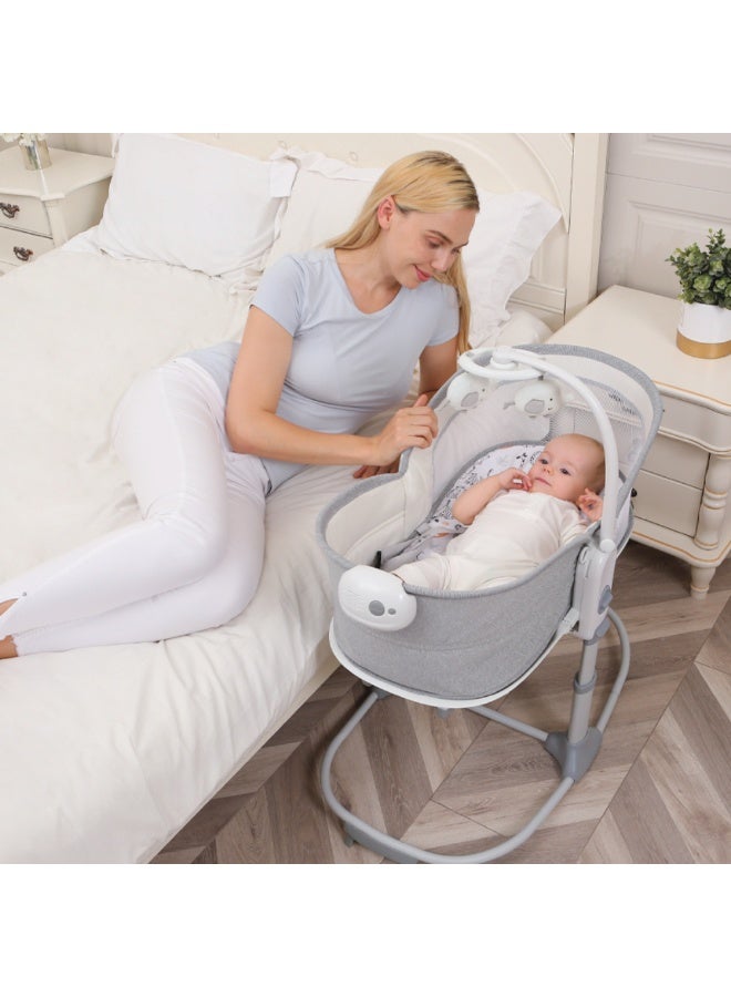 Mastela 6-in-1 Multi-Function Baby Rocker & Bassinet - Image 5
