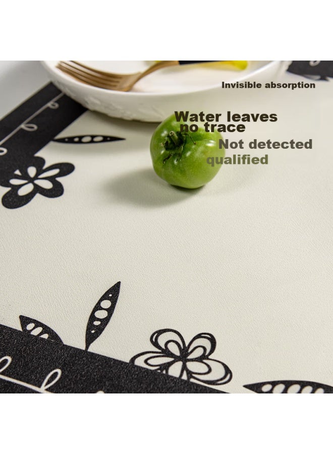 Foojo Silicone Round Coffee And Tea Coasters, Thickened Table Mat Set, 6 Pieces, Gray - Image 2
