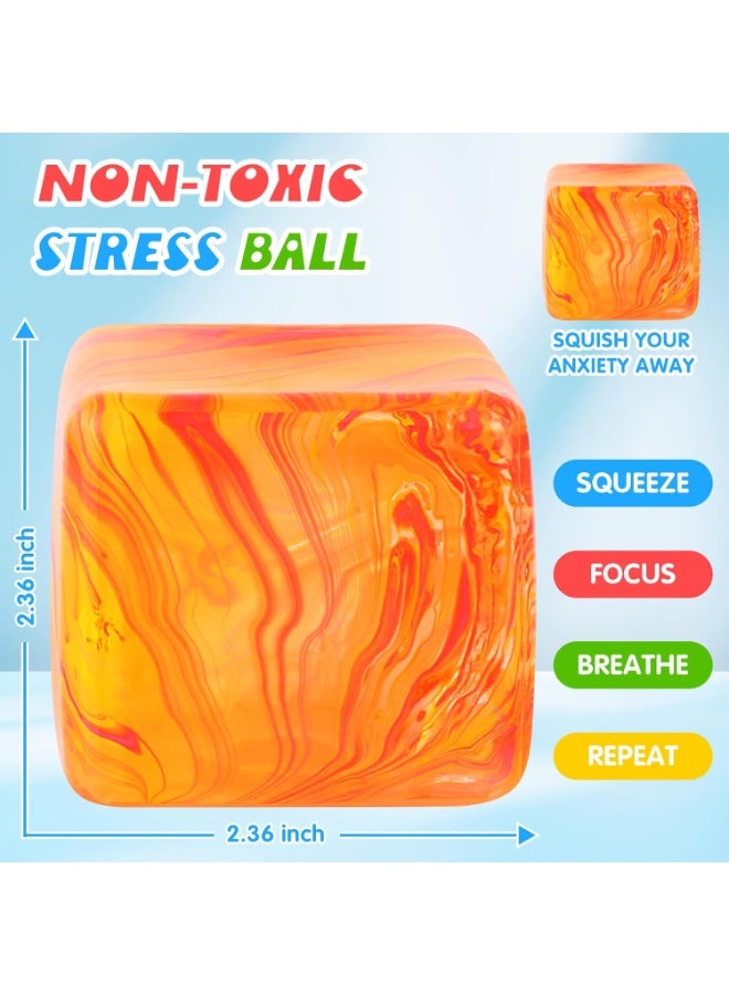 Needoh Fidget Toys Squishy Stress Cube, Stress Balls for Kids Adults Squishies Stress Relief, Ice Squishy Cube Sugar Balls, Sensory Toys for Kids with Autism,... - Image 3