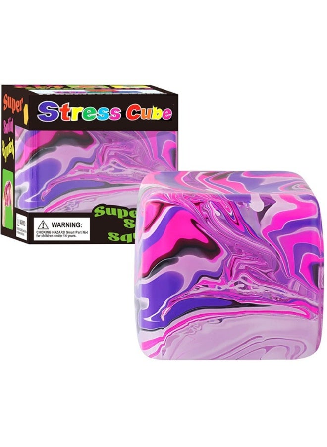 Needoh Fidget Toys Squishy Stress Cube, Stress Balls for Kids Adults Squishies Stress Relief, Ice Squishy Cube Sugar Balls, Sensory Toys for Kids with Autism,... - Image 1