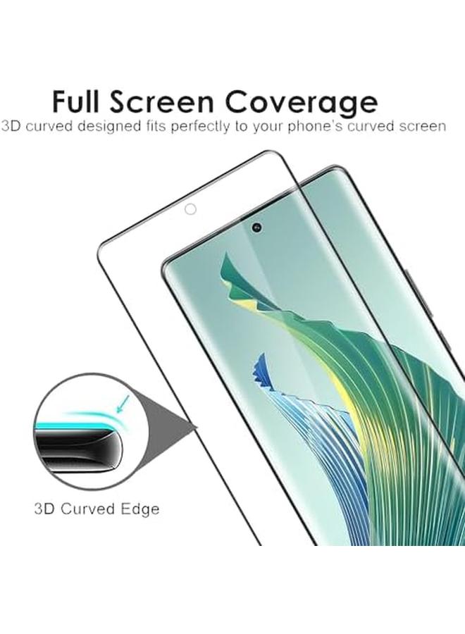 إيروريكس عبوة من 2 واقي شاشة لهاتف Honor X9A Honor Magic5 Lite 5G، زجاج مقوى بصلابة 9H، واقي عدسة كاميرا 2 ×، مضاد للخدش، خالٍ من الفقاعات، متوافق مع Honor X9A Honor Magic5 Lite 5G - Image 5