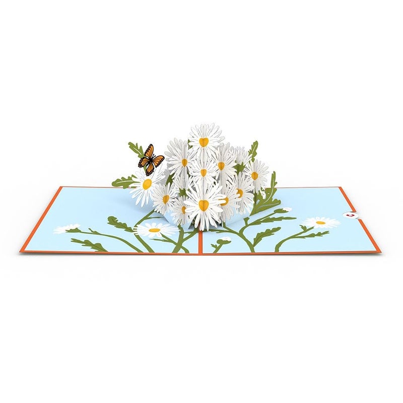 Lovepop Cards - Daisies with Monarch Butterfly, 3D Butterfly Birthday Card, Thank You Card, Blank Envelope Included - Image 4
