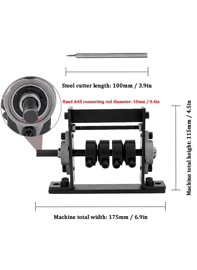 Generic - Manual Portable Wire Stripping Machine Scrap Cable Peeling Machines Stripper for 1-30mm Hand Tool Can Connect Hand Drill - Image 1