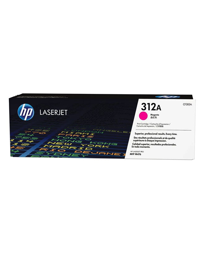 HP خرطوشة حبر 312A أصلية للطابعة ليزر جيت أرجواني - Image 2