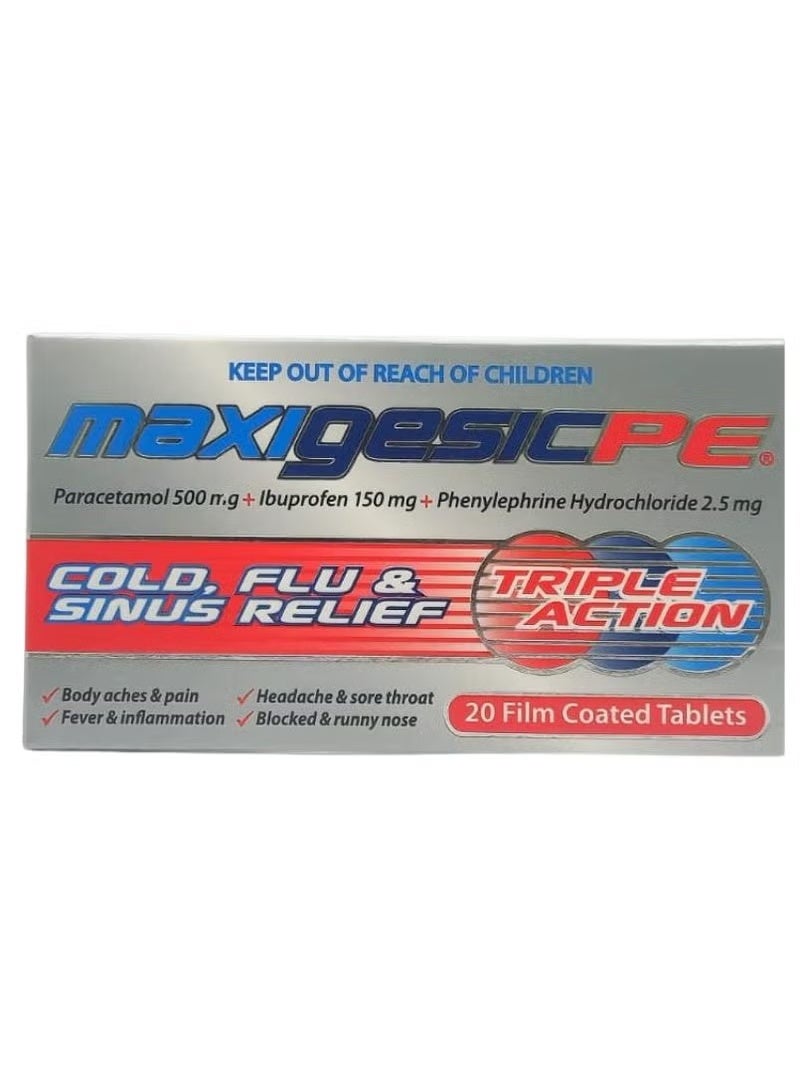 Maxigesic PE Film Coated Tablet 20'S