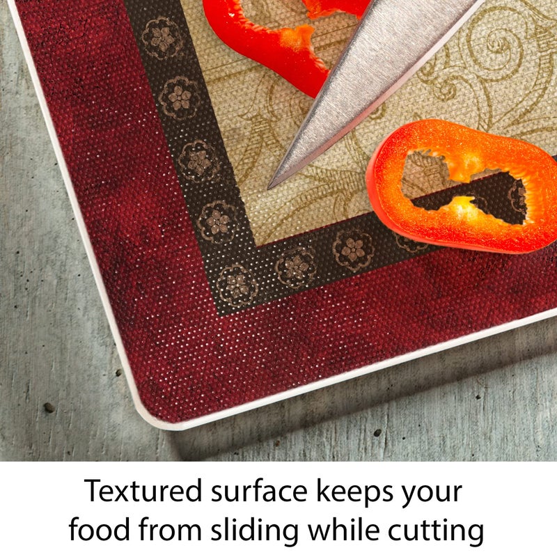 CounterArt Farm Fresh Rooster 3mm Heat Tolerant Tempered Glass Cutting Board 15â€ x 12â€ Manufactured in the USA Dishwasher Safe - Image 3