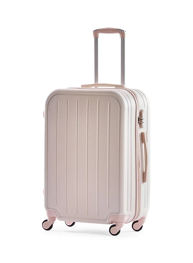 LIMRA Hardside 6 Piece Luggage Trolley Set Beige