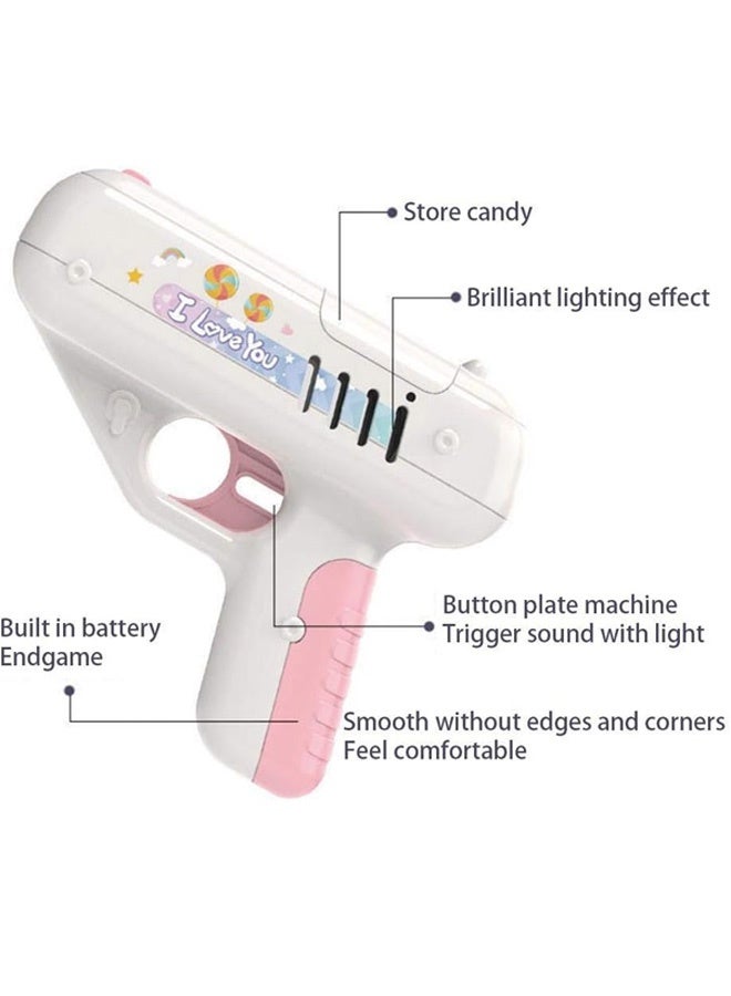 Candy Gun Sugar Lollipop Gun Sweet Toys, Light Toy Lollipop Storage, Childrens Candy Toy Surprise Ideas Gifts for Boys and Girls Novelty Surprise Ideas Gifts for Children - Image 4