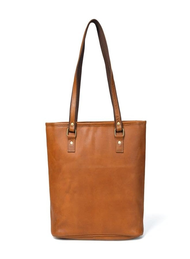 MaheTri Classic Chic Large Genuine Leather Tote Bag for Women | Spacious Everyday & Office Handbag | Comfortable Handles & Multi-Pocket Organisation | Casual & Travel Use - Image 5