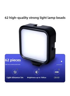General Portable Pocket Lightweight Tofu Lamp Handheld Camera Flashlight For Photography Live Broadcast Fill Light China Mainland Origin-Specifications:【rgb Full Color Model】 Fill Light + Desktop Tripod + C  - Image 2