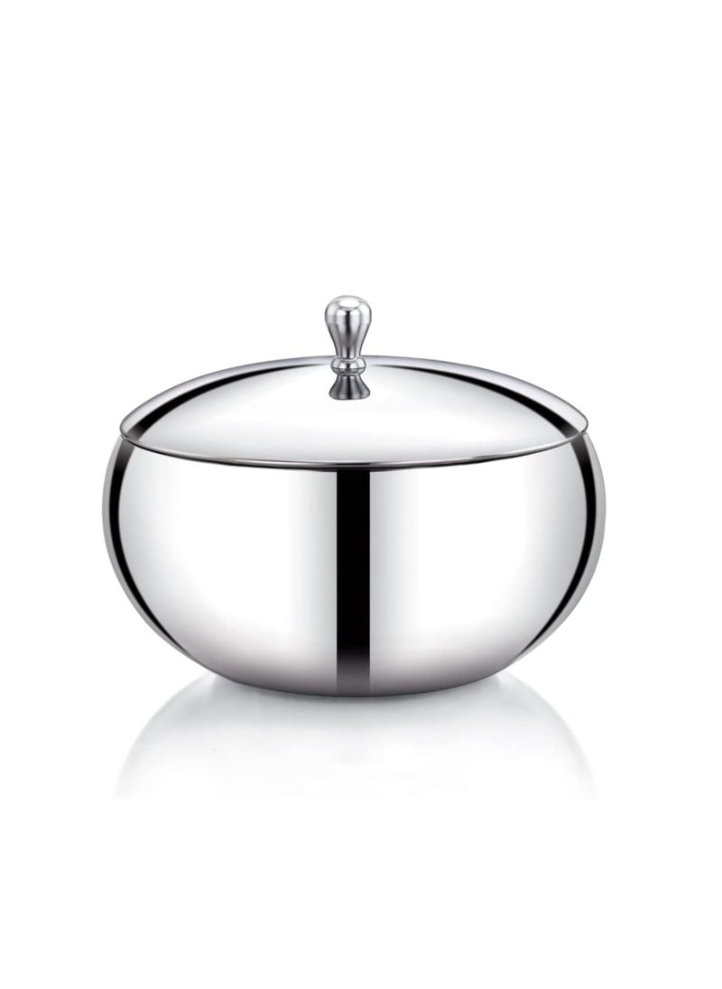 Ayda Stainless Steel Serving Bowl with Lid  - Image 4