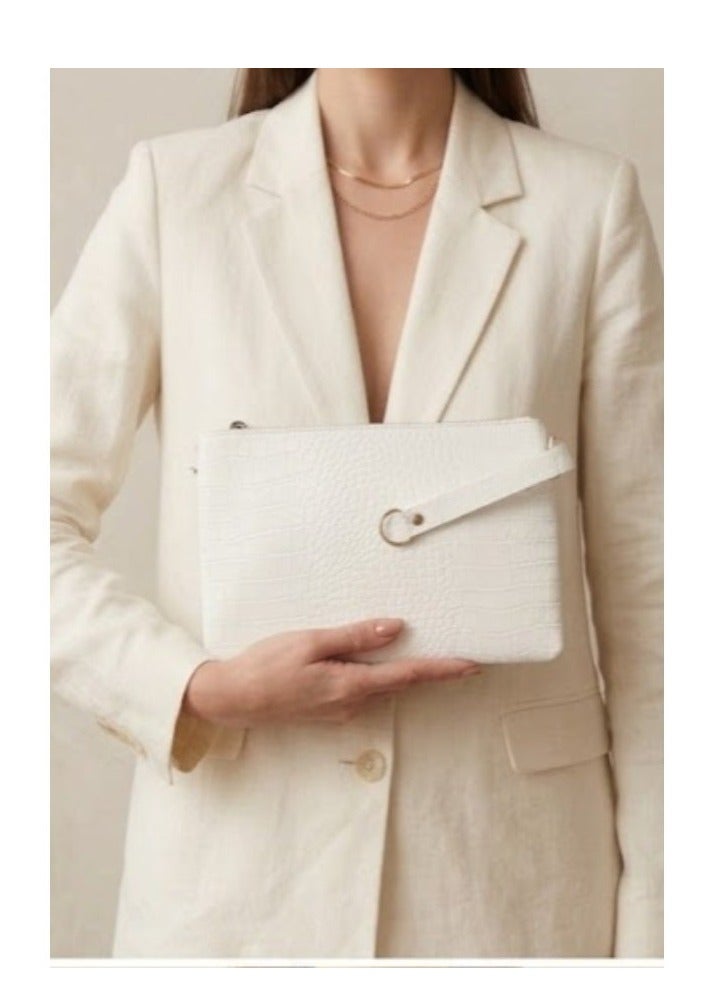 Women's leather handbag