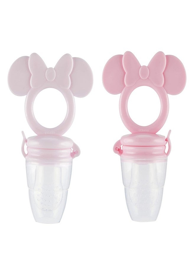 Disney Mickey and Minnie Teether with Fruit Feeder - Safe and Durable Design for Soothing Your Baby's Teething Pains - Image 1