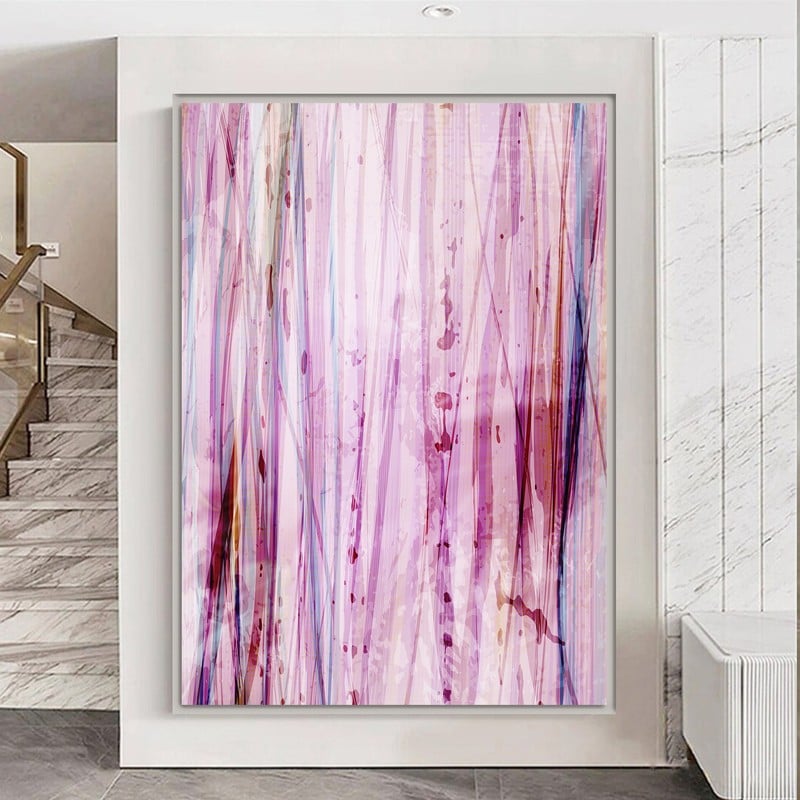 Marktna One abstract canvas print with a hollow frame, measuring (50×70) - Image 3