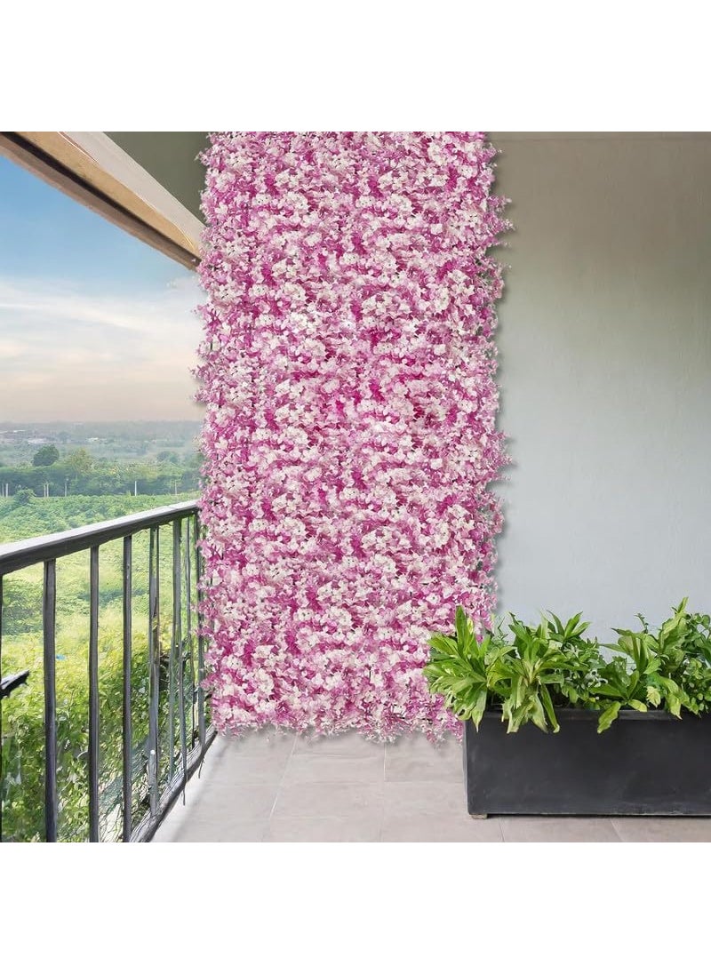 BeautifulWalls BeautifulWalls Artificial Grass for Decoration 1 Pcs I Grass Mat for Wall I Vertical Garden Artificial Wall Plants Pink 60cm X 40cm X 5cm Pack of 1  - Image 3