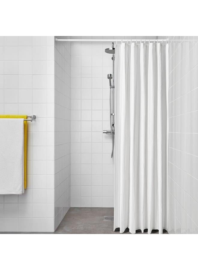 erorex Shower curtain, white/grey, 180x200 cm - Image 2