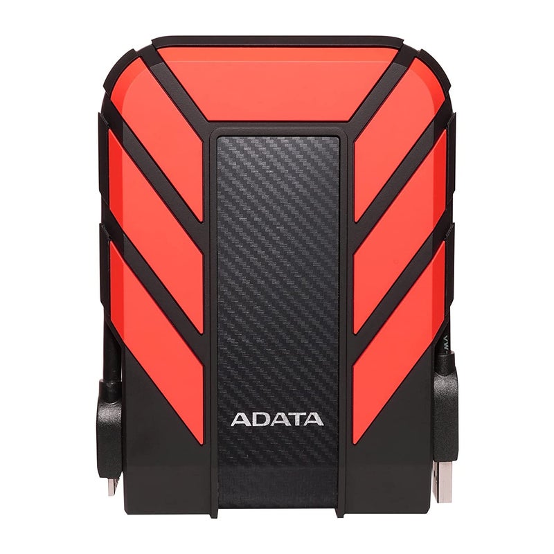 ADATA HD710 Pro External Hard Drive 2TB USB 32 Gen1 Portable HDD for Gaming Backup Storage IP68 Waterproof Dustproof MILSTD Shock Resistant Red 1 Count - Image 2