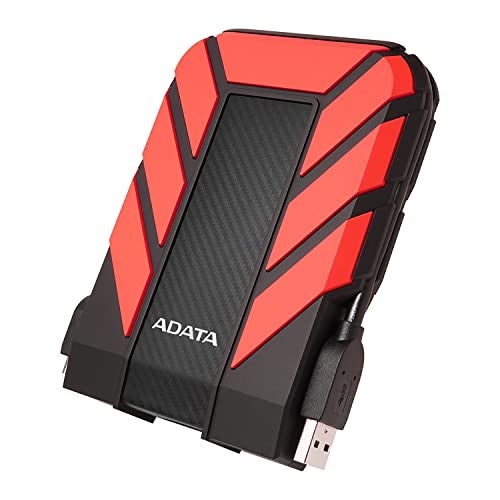 ADATA HD710 Pro External Hard Drive 2TB USB 32 Gen1 Portable HDD for Gaming Backup Storage IP68 Waterproof Dustproof MILSTD Shock Resistant Red 1 Count - Image 3