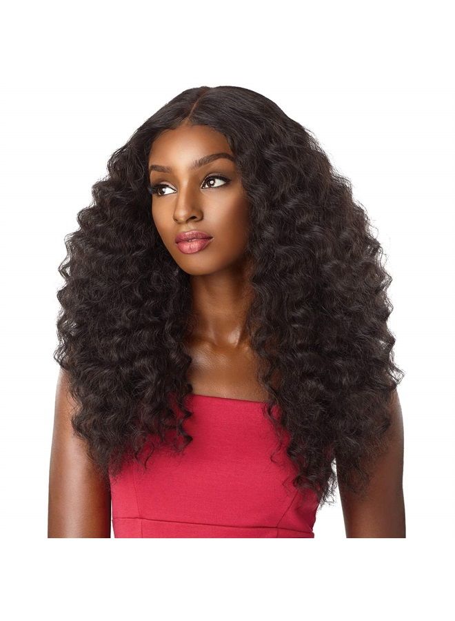 Sensationnel Empiress Lace front Wig - Hand tied ear to ear swiss lace front synthetic wig - Center Part AMANI (1) - Image 1