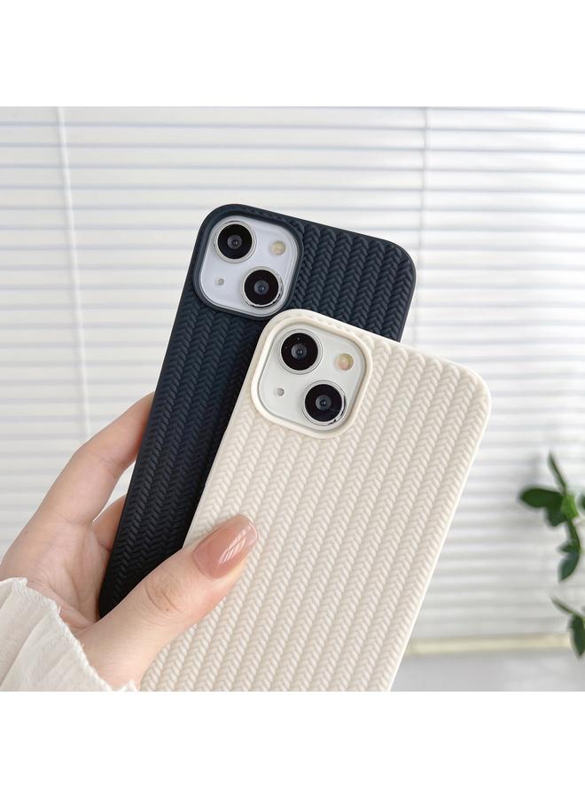 اس-توب جراب لهاتف iPhone 13 مصنوع من مادة TPU الملمس المنسوج - Image 4