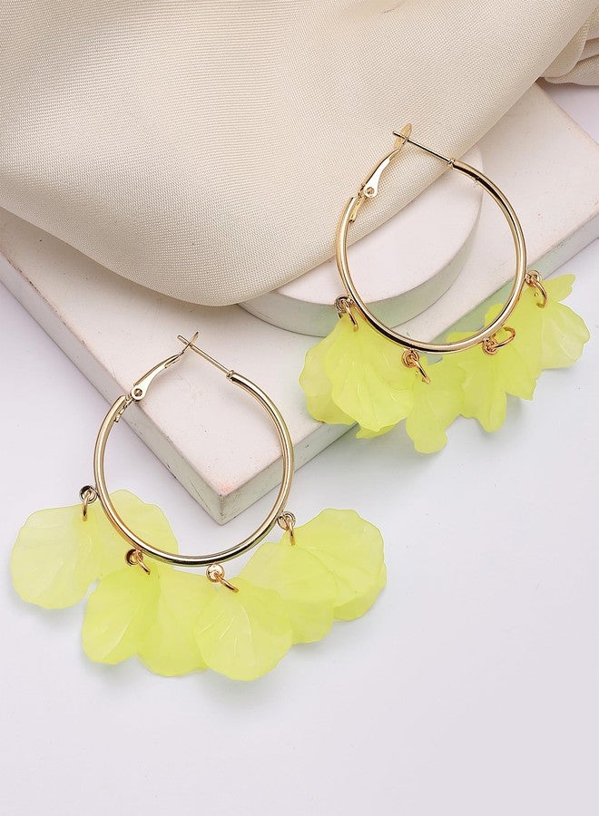 كارات كارت أقراط حلقية صفراء عصرية مطلية بالذهب من كارات كارت للنساء (33038592) - Image 4
